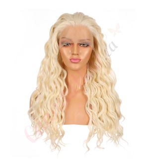 G170740024-v3 - Long Blonde Synthetic Hair Wig  [FINAL SALE]
