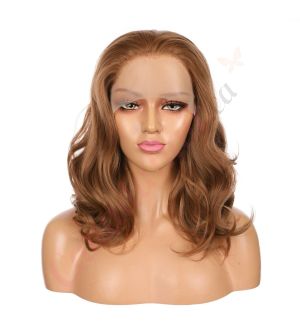 G1707405-v4 - Long Reddish Brown Synthetic Hair Wig  [FINAL SALE]