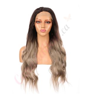 G1904841C-v3 - Long Ombre Synthetic Hair Wig  [FINAL SALE]