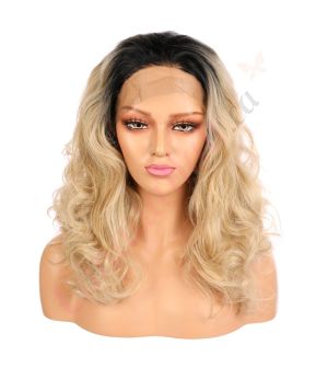 Jeanne - Short Ombre Blonde Synthetic Hair Wig [Final Sale]