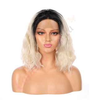 Madison - Short Ombre Blonde Synthetic Hair Wig [Final Sale]